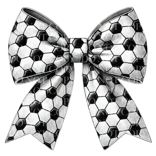 Soccer Coquette Bow