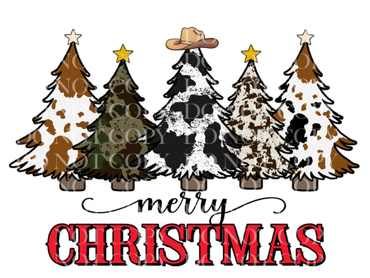 Cow Print Western Christmas