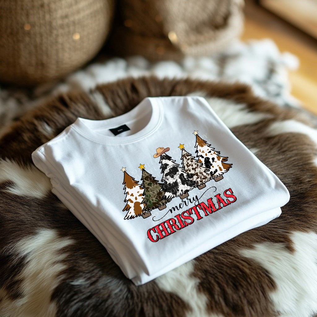 Cow Print Western Christmas