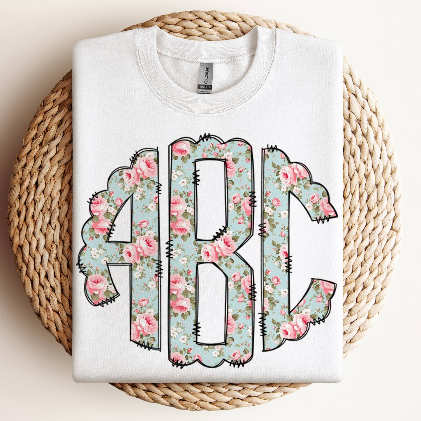 Floral Rose Monograms