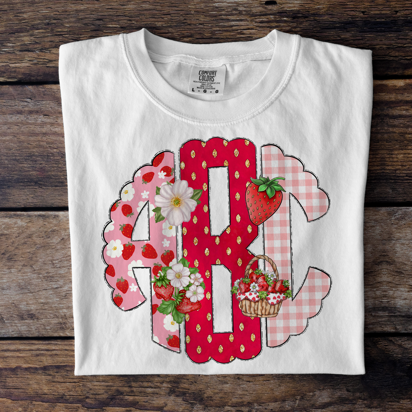 Strawberry Patch Monograms