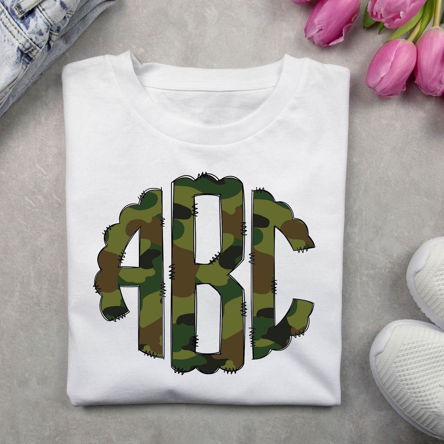 Camo Monograms