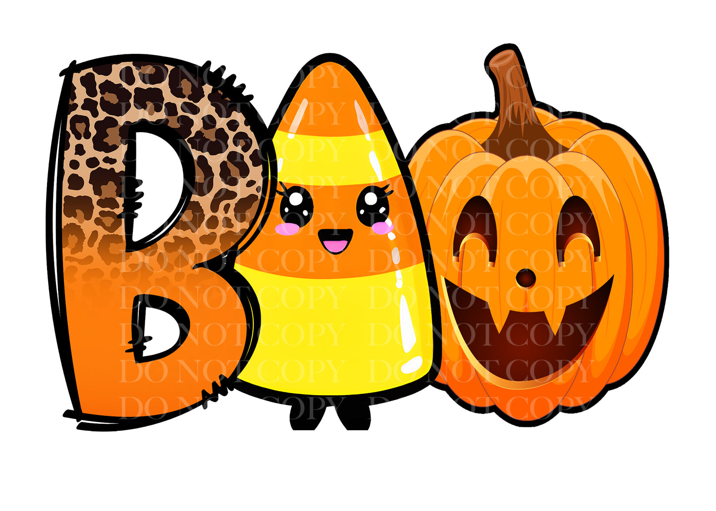 Candy Corn Boo