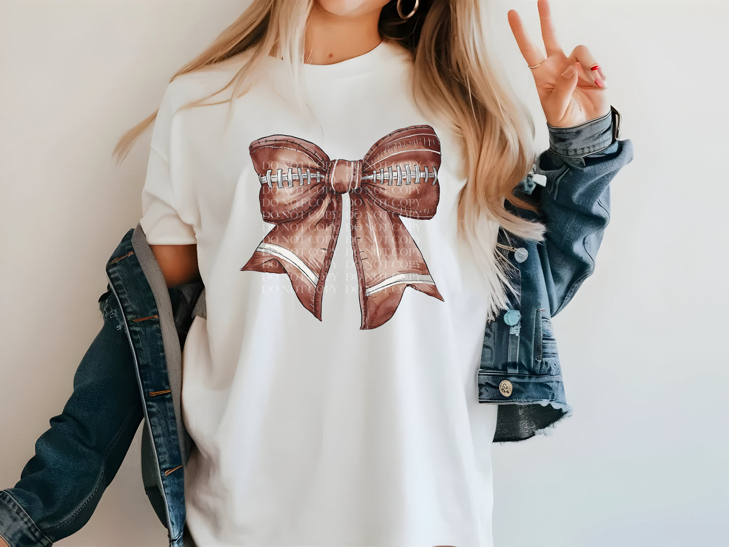 Football Bow Coquette