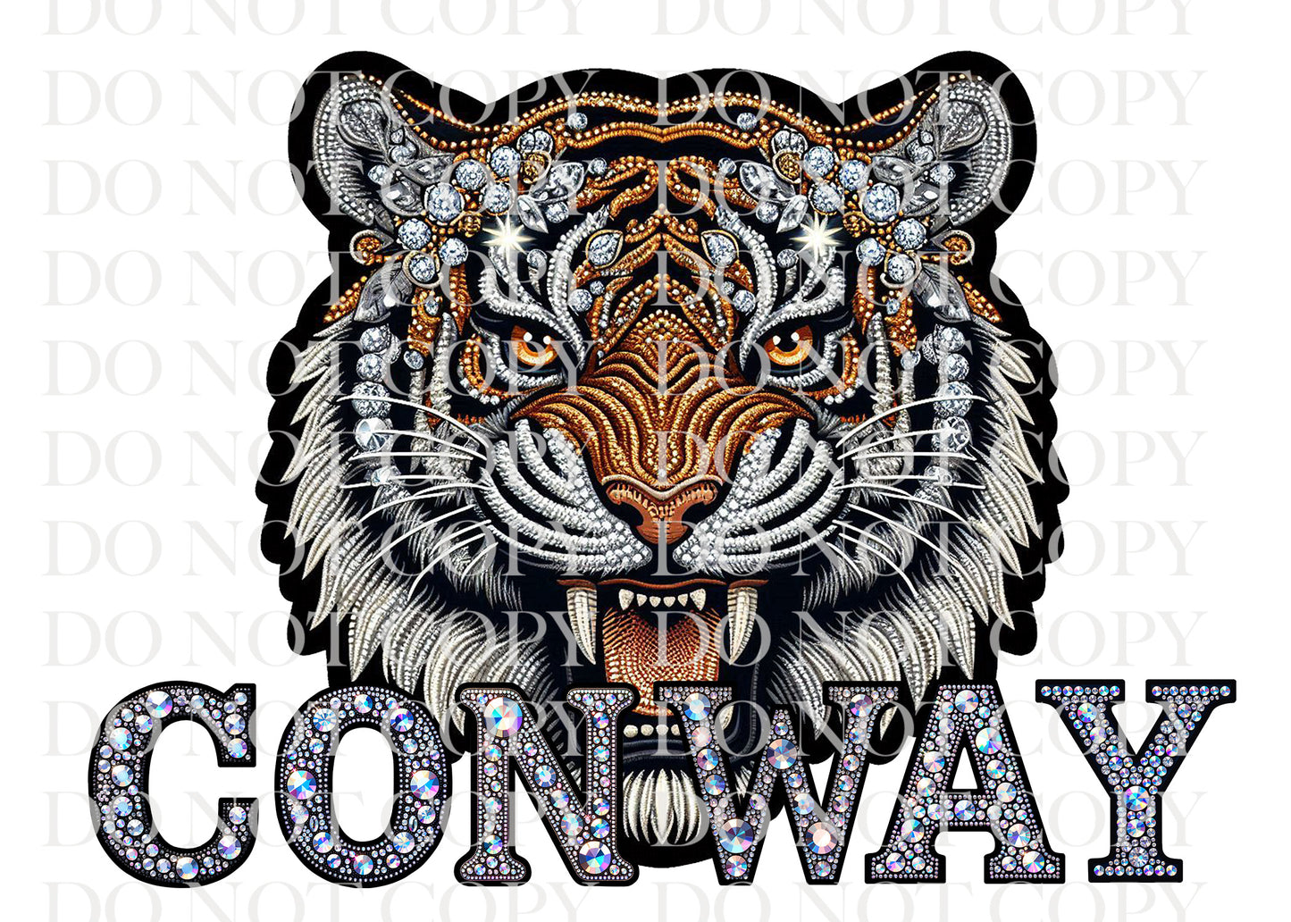 Conway 2 Faux Rhinestones