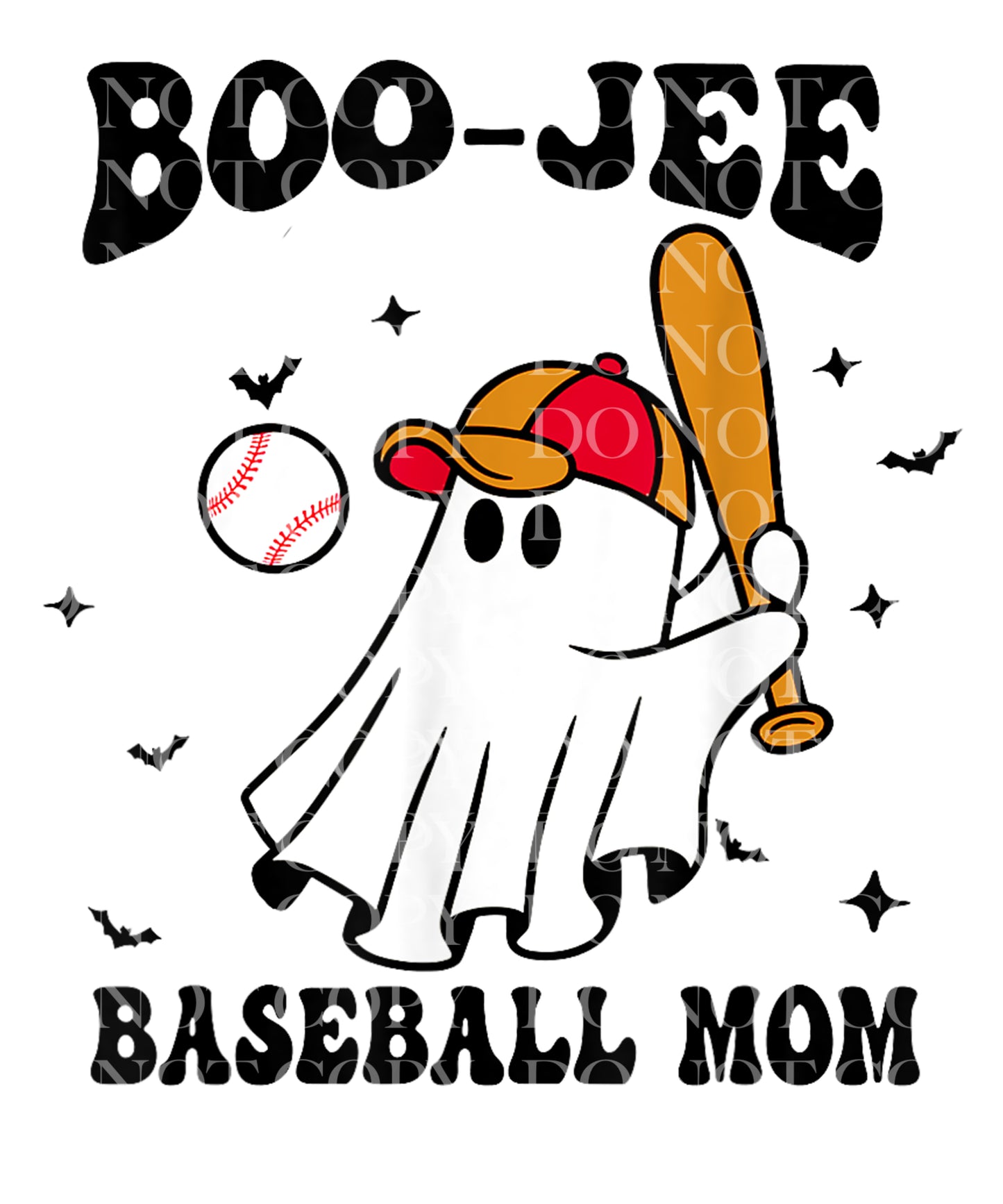 Halloween Boo-Jee Baseball Mom